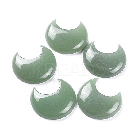 Natural Green Aventurine Cabochons G-P440-A05-1