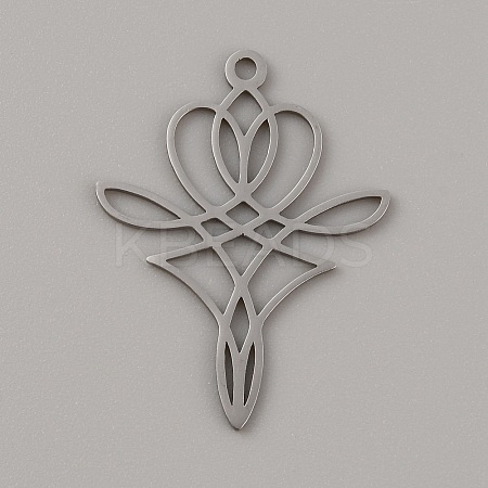 201 Stainless Steel Pendants STAS-TAC0017-06P-1