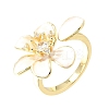Barss Enamel Cuff Open Rings for Women KK-CBA1C83-01D-G-4