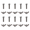 Gorgecraft 20Pcs 2 Style 304 Stainless Steel Nut DIY-GF0004-45-1