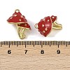 Brass Enamel Pendants KK-I358-074G-02-3