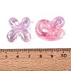 UV Plating Transparent Acrylic Beads OACR-Q204-08-4