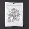 Christmas Snowflake Tibetan Style Alloy Pendants TIBEP-YW0001-58-6