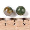 Natural Indian Agate No Hole Sphere Beads G-K353-04A-09-3