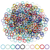   400Pcs 10 Colors Painted Iron Jump Rings IFIN-PH0001-89-1