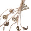 Halloween Iron & Alloy Protective Witch Bells for Doorknob Hanging Ornaments HJEW-JM01894-3