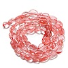 Cherry Quartz Glass Beads Strands LS-G-P497-01A-10-3