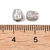 Hammered 304 Stainless Steel Beads STAS-B127-01P-07-3