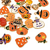 20Pcs 10 Styles Halloween Theme Alloy Enamel Pendants ENAM-TA0003-43-3