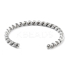 Non-Tarnish 304 Stainless Steel Cuff Bangles for Women BJEW-M310-01P-3