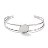 Non-Tarnish 304 Stainless Steel Bracelets Setting Making BJEW-B090-03A-P-2