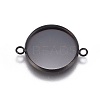 304 Stainless Steel Cabochon Connector Settings STAS-G127-14-16mm-B-1