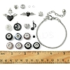 DIY Alloy & Brass European Style Bracelet Making Kits DIY-FS0007-23-5
