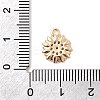 Brass Micro Pave Cubic Zirconia Pendants KK-A277-31G-3