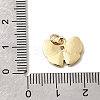 Brass Pave Clear Cubic Zirconia Charms KK-G554-03A-02-3