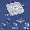56Pcs 5 Styles Transparent Glass Cabochons GGLA-FS0001-03-5