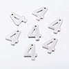 Tarnish Resistant 201 Stainless Steel Pendants LS-STAS-F128-01P-4-1-1