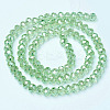 Electroplate Glass Beads Strands EGLA-A034-T10mm-B17-2