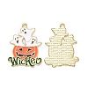 Halloween Alloy Enamel Pendant ENAM-B047-07LG-2