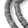 Handmade Polymer Clay Beads Strands CLAY-R089-6mm-Q062-4