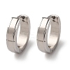 304 Stainless Steel Hoop Earrings EJEW-D331-19A-P-2