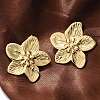 304 Stainless Steel Stud Earrings for Women EJEW-U047-28G-3