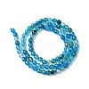 Natural Striped Agate/Banded Agate Beads Strands X-G-G581-4mm-05-4