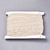 Cotton Lace Ribbon Edge Trimmings LS-OCOR-WH0032-68-2