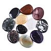 Oval Natural Mixed Gemstone Palm Stone G-N0326-017-1