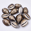 Natural Cowrie Shell Pendants SSHEL-N034-24-1