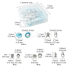 DIY Tibetan Style Alloy & Resin European Beads Making Finding Kits DIY-FS0006-78F-4