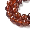 Natural Orange Garnet Beads Strands G-G271-B01-6mm-4