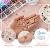 DIY Beaded Dangle Earring Pendant Decoration Making Kit DIY-TA0008-02-4