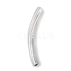 304 Stainless Steel Curved Tube Beads LS-STAS-M071-03D-P-2