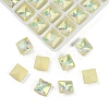 Pointed Back Glass Rhinestone Cabochons GGLA-S003-01A-1
