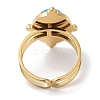 Ion Plating(IP) 304 Stainless Steel Ring RJEW-B059-06G-05-3