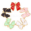 10Pcs 5 Colors Spray Painted Alloy Pendants FIND-TA0005-16-2
