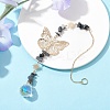 Butterfly Brass Pendant Decorations HJEW-TA00131-03-2