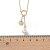 304 Stainless Steel Crystal Rhinestone Round Disc Pendant Necklaces NJEW-A045-03G-5
