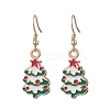 4 Pairs Alloy Enamel Dangle Earrings EJEW-JE06531-5