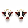 Alloy Enamel Charms PALLOY-N160-008-RS-1