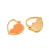 304 Stainless Steel Enamel Pendants STAS-A135-11G-2