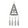 Tibetan Style Alloy Big Pendants AL-CBAAECB-02AS-E-1