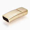304 Stainless Steel Magnetic Clasps with Glue-in Ends STAS-F130-09G-1