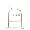 Marble Pedestal with Iron Jewelry Holder PW-WGE3854-02-1