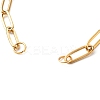 304 Stainless Steel Paperclip Chains Bracelet Making X-AJEW-JB01038-01-4