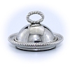 Miniature Alloy Food Serving Cover Cloche Dome Plate MIMO-PW0001-159P-1