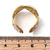 304 Stainless Steel Enamel Open Cuff Rings RJEW-L335-02C-G-5