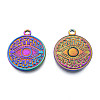 Ion Plating(IP) 201 Stainless Steel Pendants STAS-N098-220M-1