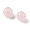 2 Strands Baking Paint Imitation Jade Glass Round Bead Strands DGLA-FS0001-20A-2